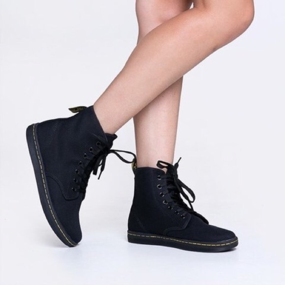 canvas dr martens boots
